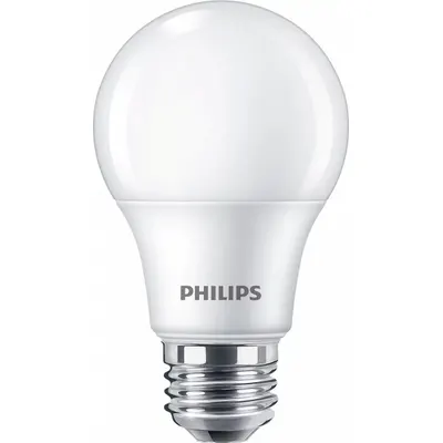 PHILIPS Compact LED Bulb: Medium Screw (E26), LED, (A) Classic, A19, 9 W Watt, 3000K - Medium Screw Base (E26) Lamps