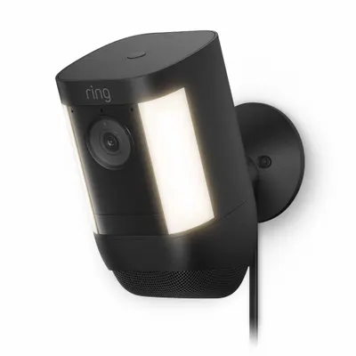 RING Floodlight Security Camera: Floodlight Security Camera, 2.4 GHz/5 GHz, B09DRCLHQT - Wireless Video Surveillance Cameras