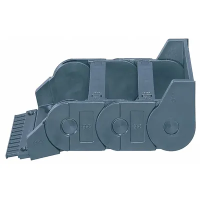 IGUS Mounting Bracket Set: Open, 1 Channels, 1.77 in Cavity Ht, 4.53 in Cavity Wd - Mounting Brackets for Standard Cable Carriers