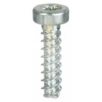 This #0 size, 1/4 in long sheet metal screw features a Torx Plus® pan head with a T5 drive. Made from zinc-plated steel, it is supplied in a 50-pack. Suitable for fastening sheet metal in general industrial assemblies
