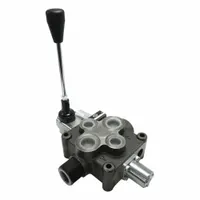 HYDRO CUSTOM Hydraulic Directional Control Valve: Four-Way / Three Positions, Motor Center, 1 Spools (MPN 228935)