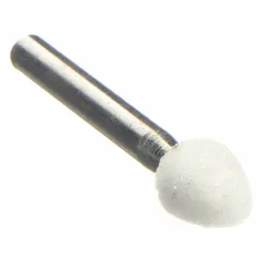 Aluminum Oxide Abrasive Point, Cone, 5/16 in Head Width, 3/8 in Head Length