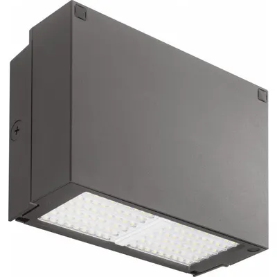 LITHONIA LIGHTING Anti-Glare Wall Pack: LED, 9,393 lm, 5000K, 120 to 277V AC, 69 W, Type IV - LED Anti-Glare Full-Size Wall Packs