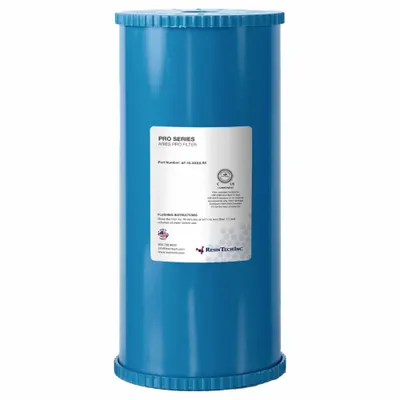 RESINTECH Carbon/KDF 55 Cartridge: Bacteria/Chlorine/Metals/Organic Contamination, AGC40CA/KDF55 - Water Purification Cartridges & Filters