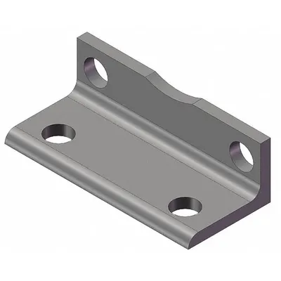 SMC Foot Bracket CS1-L12 for 125 mm Bore Cylinders - Foot Mounting Hardware