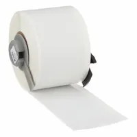 Wraparound Label: 1 1/2 in, Polyvinyl Fluoride, Blue on White/Green on White/Red on White (MPN M6C-1500-437-WT)