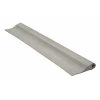 Rear skirt flap for floor cleaning machines. Used to seal the rear of the machine, containing debris and dust during sweeping or scrubbing operations. Direct replacement part