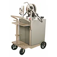 LIQUIDYNAMICS INC. Air Drum Pump: Cart, 3:1, 4 gpm Max. Flow Rate, 14,000 cps Max. Viscosity, Tank (MPN M9P20R25ENRM)