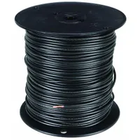 SOUTHWIRE Hookup Wire: 14 AWG Conductor Size, Black, 500 ft Overall Lg, 600 V Volt (MPN 411030508)
