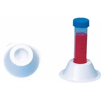 Tube Rack: 1 in Overall Ht, Polystyrene, White, Tube, 1 Compartments, Benchtop (MPN F18795-0000)