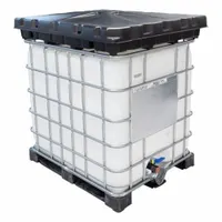 DENIOS Accessories for IBC Totes: 43.11 in x 6 5/8 in x 50 in, K22-0173, 43.11 in x 6 5/8 in, Black