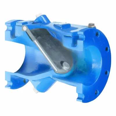 VAL-MATIC Swing Flex Check Valve: Swing, Inline Valve Body, 2 1/2 in Pipe Size, Flange x Flange - Ductile Iron Inline Swing Check Valves