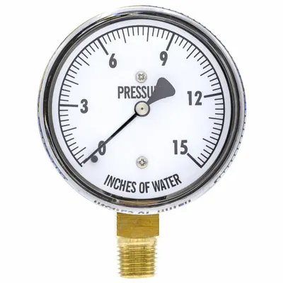 WGTC 25KL4LBW Low Operating Pressure Differential Gauge - Low Operating Pressure Differential Gauges