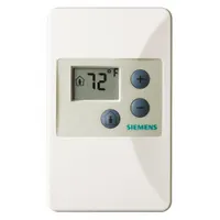 Temperature and Humidity Sensor: Wall Mount, Digital, 32°F to 131°F, Polycarbonate, Plastic (MPN QFA3212.FWSN)