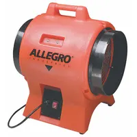 ALLEGRO Confined Space Fan: 12 V DC, 12 in Duct Dia, 1/4 hp Horsepower, 3,800 RPM Blower/Fan Speed (MPN 9539-12DC)