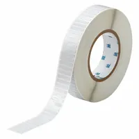 Pre-Cut Label Stock Roll: 3/16 in x 1 in, 3/16 in, Polyimide, White (Gloss), 10,000 Labels per Roll (MPN THT-42-717-10)