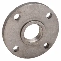 This ANVIL pipe flange is a 1-1/4 in female NPT threaded cast iron flat flange rated Class 125. It has a maximum operating pressure of 175 psi. Used to connect threaded pipes in low-pressure fluid handling systems