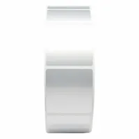 ZEBRA Barcode Printer Labels: 2 in Label Wd, 1 in Label Ht, Silver, 3 in Core Dia., Gloss, Acrylic (MPN 10023352)