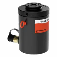 POWER TEAM Lock Nut Hydraulic Rams: 55 ton Nominal Capacity, 6 in Nominal Stroke Lg, 11.04 sq in (MPN RGL556)