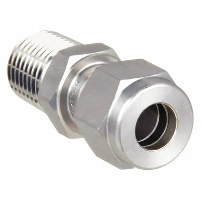 HAM-LET Double-Ferrule Compression Fitting Adapter - Double-Ferrule Stainless Steel Fittings
