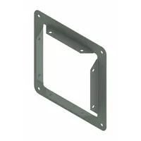 HOFFMAN Wireway Panel Adapter: 12 in Wd, 12 in Ht, 14 ga Gauge, 1, Without Knockouts, Steel, Painted (MPN F1212GPA)