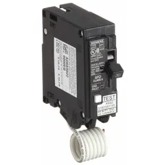Single-pole miniature circuit breaker rated 30 A at 120V AC with a 10kA interrupting capacity. Designed for plug-in installation in load centers, providing overcurrent protection in residential and light commercial electrical panels.