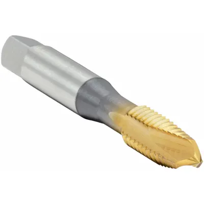 OSG Spiral Point Tap: 3/8"-16 UNC, 2B, 3 Flute, Plug Chamfer - General Purpose Spiral-Point Taps
