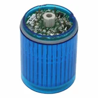 PATLITE Tower Light Module: Steady, 24V DC, Blue, 30 mm Overall Dia, 35 mm Overall Ht, MP/MPS (MPN B72100182-4F1)