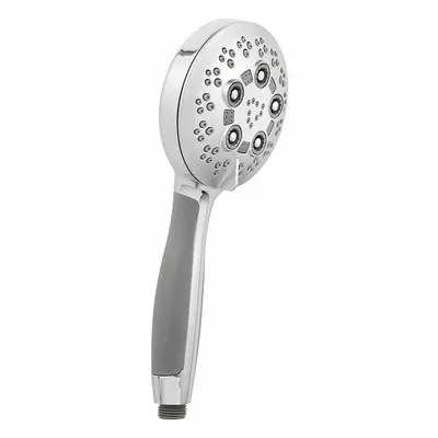 SPEAKMAN Handheld Showerhead: Plastic, Chrome, 2 gpm Flow Rate - Handheld Showerheads with Hose & Mounting Bracket