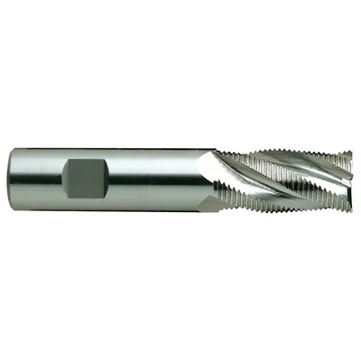 YG-1 Roughing End Mill: Cobalt, TiCN Coated, 5 Flute, Fine Pitch, 1" Mill Dia - General Purpose Cobalt Roughing End Mills