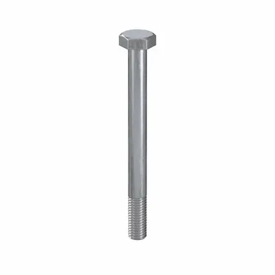 LINDSTROM Hex Head Cap Screw: Steel, Class 8.8, Zinc Plated, M10, Metric, 110 mm lg - Class 8.8 Steel Hex Head Cap Screws