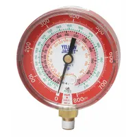YELLOW JACKET High Side Gauge: High Side Gauge, 0 psi to 800 psi, Non-Liquid Filled, 3 1/8 in Dia (MPN 49137)