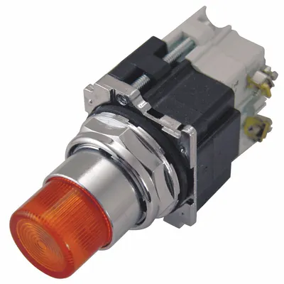 EATON Illuminated Push Button: Illuminated, Extended Profile, Metallic, 30 mm - Illuminated Extended-Length Push Buttons