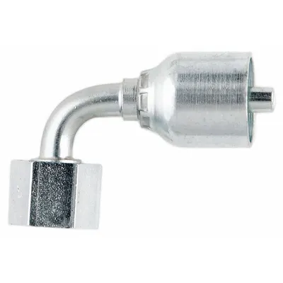 PARKER 1C543-22-12 90° Elbow Hydraulic Crimp Fitting - Parker Crimp Hydraulic Hose Fittings with Metric Connection