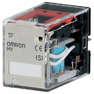 OMRON General Purpose Relays: Socket Mounted, 24V DC, 4PDT, 14 Pins/Terminals - Socket-Mounted Relays