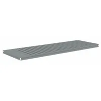 TENNSCO Shelf: 72 in x 24 in, 600 lb Load Capacity, Steel, 22 ga Decking, Gray, Shelf (MPN ZBES-7224C)