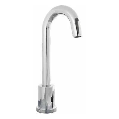 SENSORFLO Bathroom Sensor Faucet: SENSORFLO, Brass, Polished Chrome Finish, Single-Post - Single-Post Sensor Bathroom Faucets