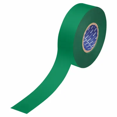 BRADY Floor Marking Tape: Solid, Green, 2 in x 100 ft, 22 mil Tape Thick - Extra-Durable Floor Marking Tape