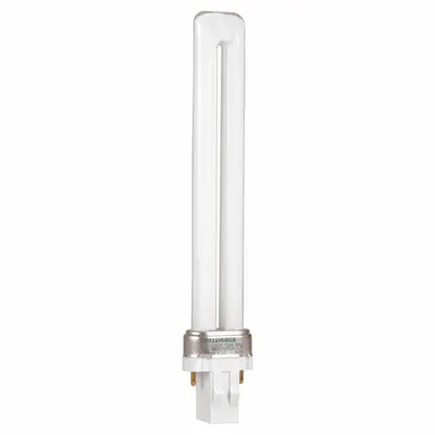 LEDVANCE/ SYLVANIA Compact Fluorescent Bulb: 2-Pin (G23), T4, Fluorescent, 2700K - CFL Twin-Tube Plug-In Lamps