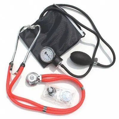 EMI Aneroid Sphygmomanometer: Aneroid Sphygmomanometer, Adult/Infant/Pediatric - Blood Pressure Monitor & Stethoscope Kits