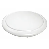 Reva Flushmount,LED,Round,24": 24 in Dia, White, 4 5/8 in Ht, 2,900 lm, 4000K, 40 W, 120V AC (MPN 54614242)