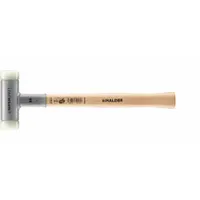 Dead Blow Hammer: Wood Handle, Plain Grip, 13 oz Head Wt, 1 3/8 in Hammer Face Dia, Steel (MPN 3366.035)