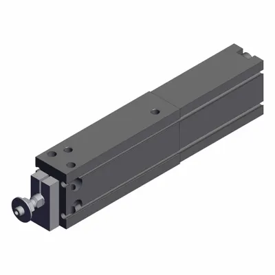 SMC Air Cylinder: 20 mm Bore Dia, 50 mm Stroke Lg, Free Mounting, Aluminum - Free-Mount Compact Cylinders with Vacuum Passage