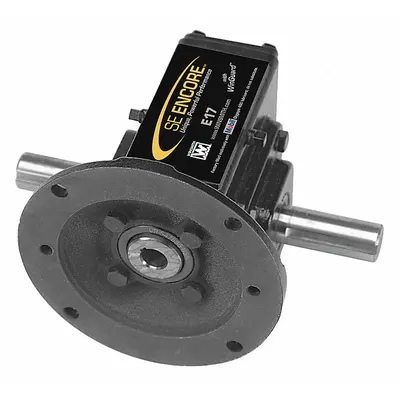 WINSMITH Speed Reducer: 15:1, 115 RPM, 5 hp Input Max, 2542 in-lb Output Max, Keyed - Direct-Drive Right-Angle Speed Reducers