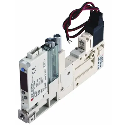 SMC Vacuum Ejector: 10 lpm, 5 mm, 5 mm, 72 psi Max Supply Pressure, 2 NPN Outputs - SMC ZQ Series Space-Saving Vacuum Generators