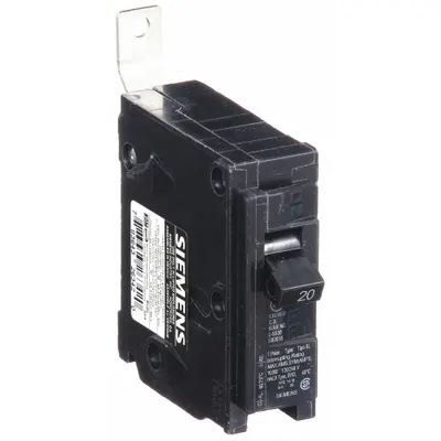 Siemens B120 BL Series Miniature Circuit Breaker - B Series, Bolt-On Siemens Miniature Circuit Breakers