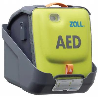 ZOLL Wall Mount Bracket: Wall Mount Bracket, Alarm Not Included, Plastic, Gray - Alarmed Wall Mounted Storage Cabinets for AEDs