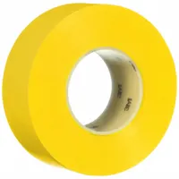 Floor Marking Tape: Liner-Less Tape, Solid, Yellow, 2 in x 108 ft, 17 mil Tape Thick, 3M, 6 PK (MPN 971)