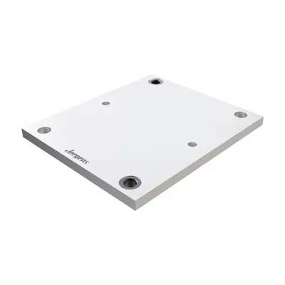 JERGENS Fixture Plate: Ball Lock, Square, Steel, 16 in W x 16 in L x 0.75 in H - Ball Lock Fixture Plates