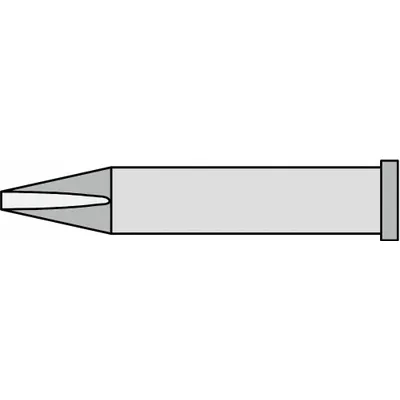 WELLER XT Series Soldering Tip, Bevel, 1.6 mm Width, 37 mm Length - XT Series Soldering Tips